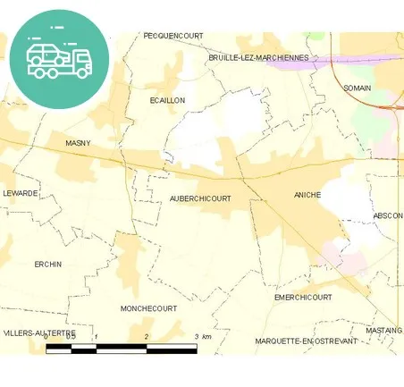 intervention épaviste à Auberchicourt