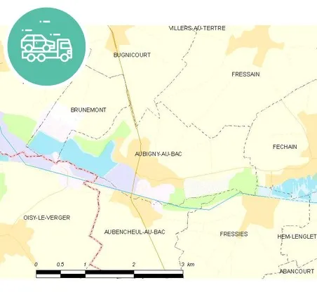 intervention épaviste à Aubigny-au-Bac