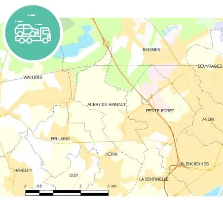 intervention épaviste à Aubry-du-Hainaut