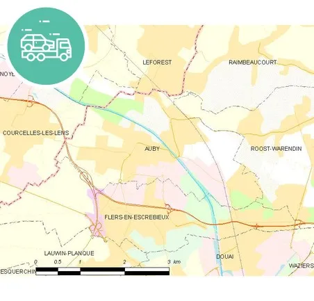 intervention épaviste à Auby