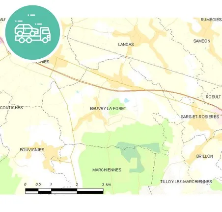 intervention épaviste à Beuvry-la-Forêt