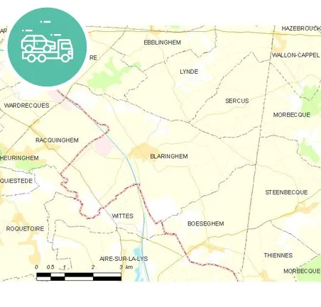 intervention épaviste à Blaringhem