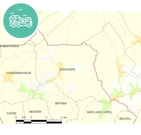 intervention épaviste à Boeschepe