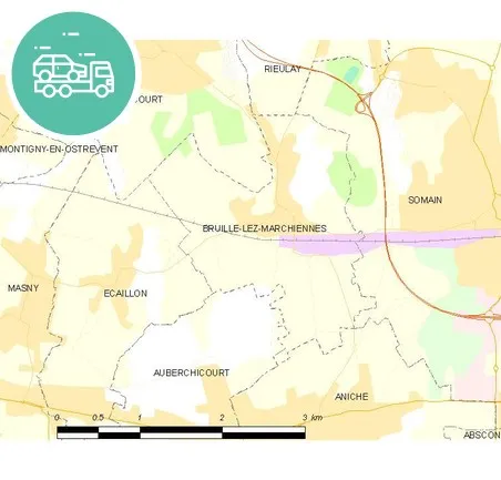 intervention épaviste à Bruille-lez-Marchiennes