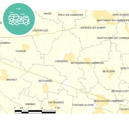 intervention épaviste à Carnières
