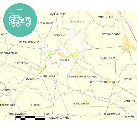 intervention épaviste à Cassel