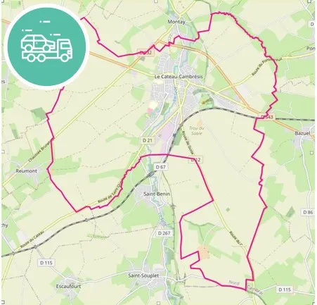 intervention épaviste à Cateau-Cambrésis