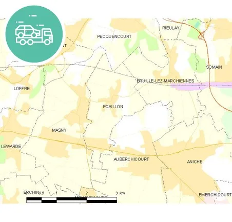 intervention épaviste à Écaillon