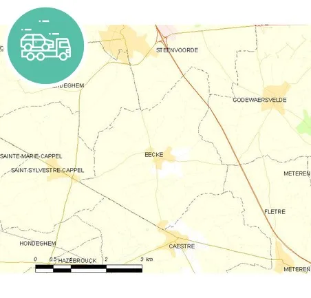 intervention épaviste à Eecke