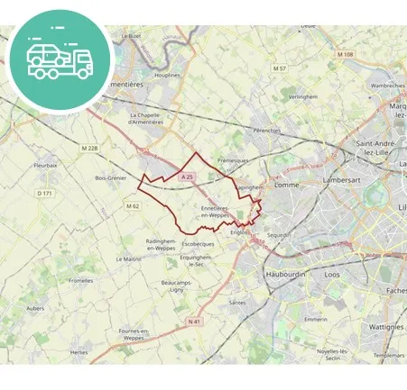 intervention épaviste à Ennetières-en-Weppes