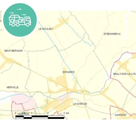 intervention épaviste à Estaires