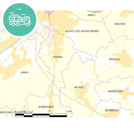 intervention épaviste à Famars