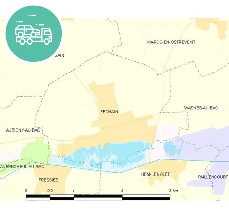 intervention épaviste à Féchain