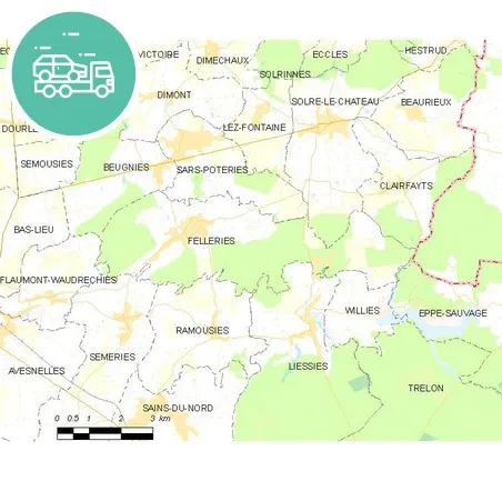 intervention épaviste à Felleries
