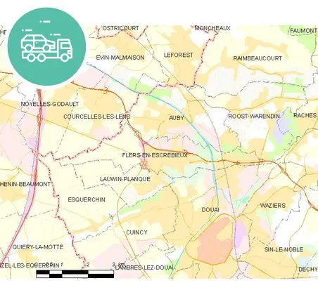 intervention épaviste à Flers-en-Escrebieux