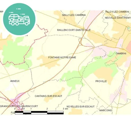 intervention épaviste à Fontaine-Notre-Dame