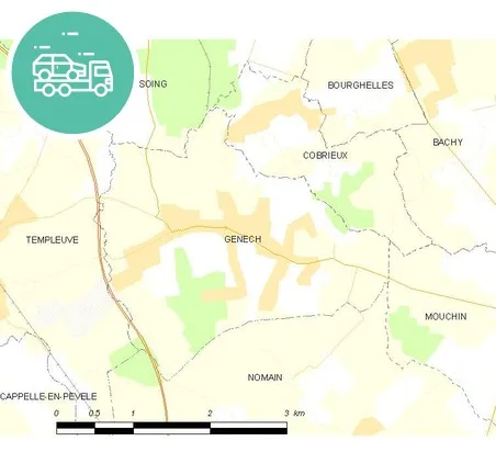 intervention épaviste à Genech
