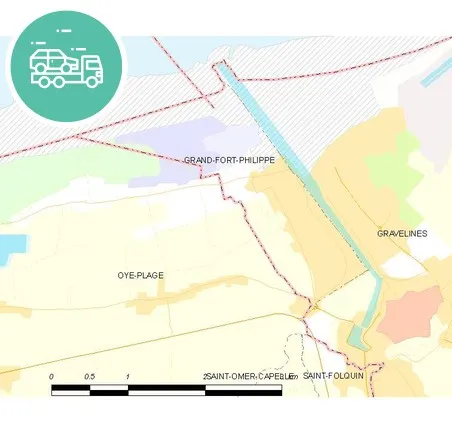 intervention épaviste à Grand-Fort-Philippe