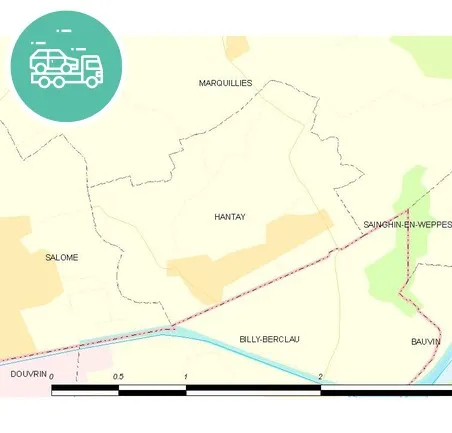 intervention épaviste à Hantay
