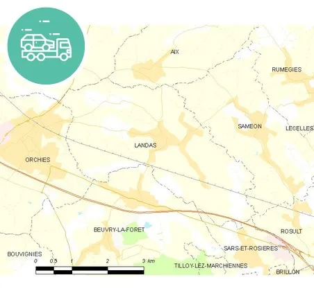 intervention épaviste à Landas