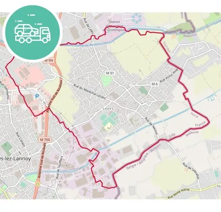 intervention épaviste à Leers