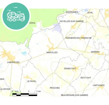 intervention épaviste à Maroilles