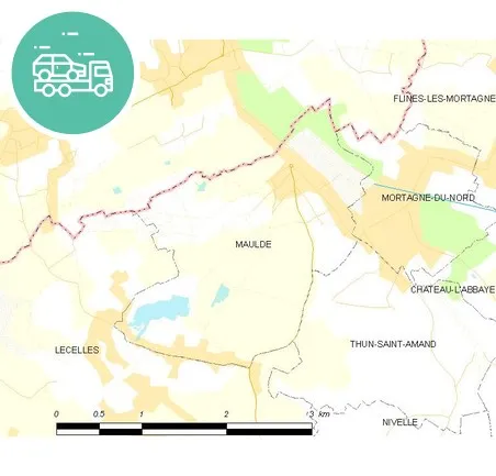 intervention épaviste à Maulde