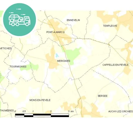 intervention épaviste à Mérignies