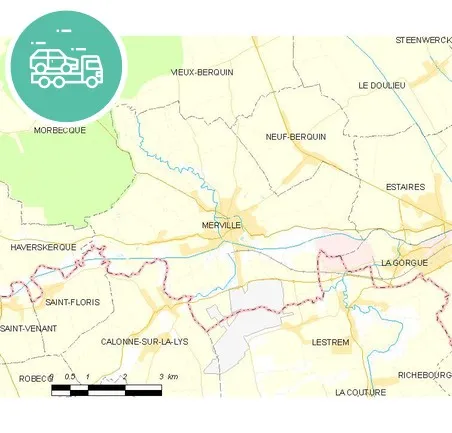 intervention épaviste à Merville