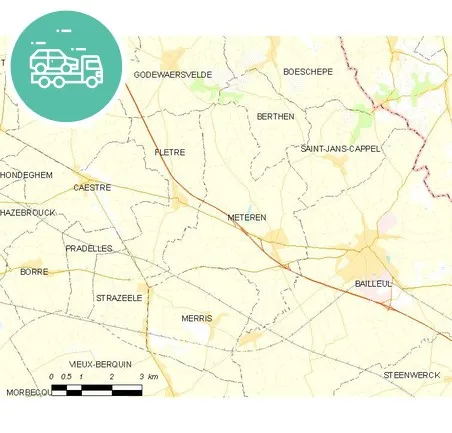 intervention épaviste à Méteren