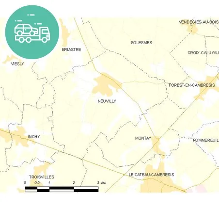 intervention épaviste à Neuvilly
