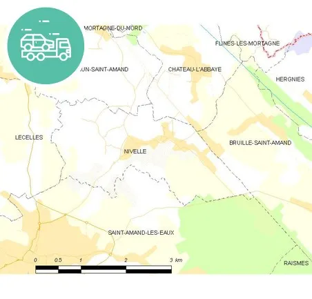 intervention épaviste à Nivelle