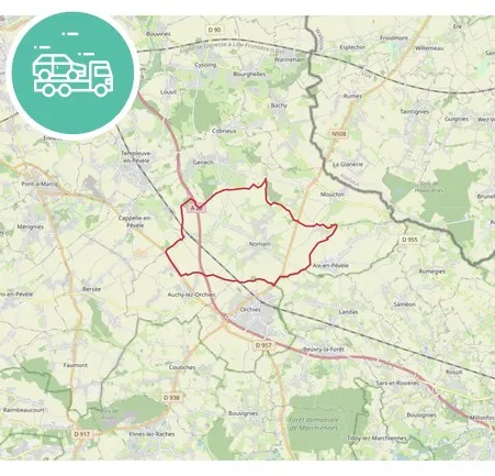 intervention épaviste à Nomain