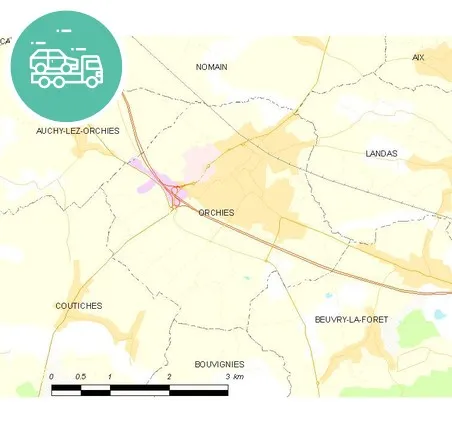 intervention épaviste à Orchies