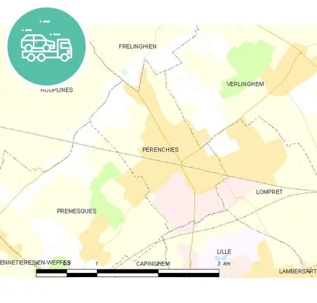 intervention épaviste à Pérenchies