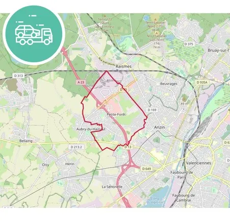 intervention épaviste à Petite-Forêt