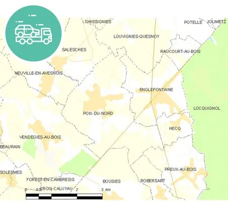 intervention épaviste à Poix-du-Nord