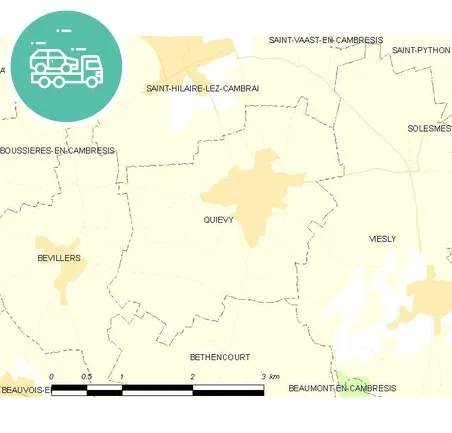 intervention épaviste à Quiévy