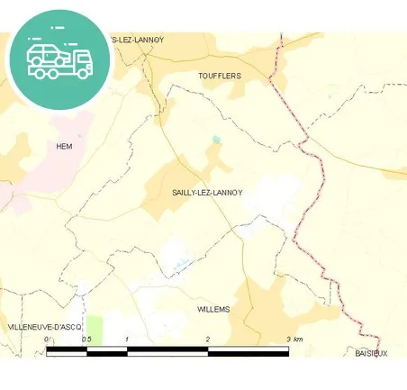 intervention épaviste à Sailly-lez-Lannoy