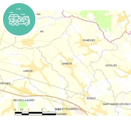 intervention épaviste à Saméon