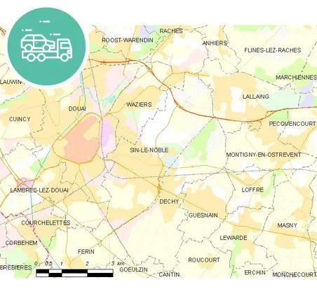 intervention épaviste à Sin-le-Noble