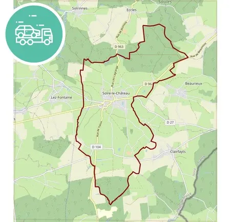 intervention épaviste à Solre-le-Château