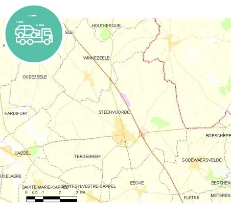 intervention épaviste à Steenvoorde
