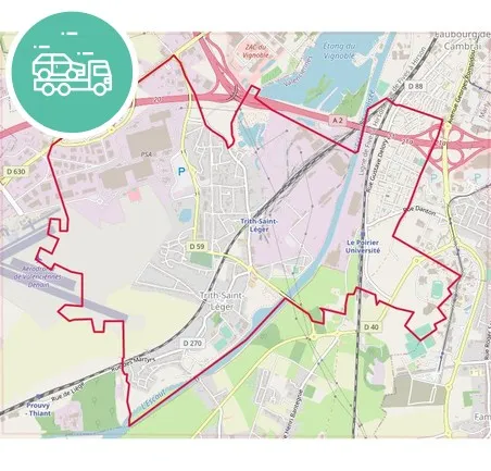 intervention épaviste à Trith-Saint-Léger