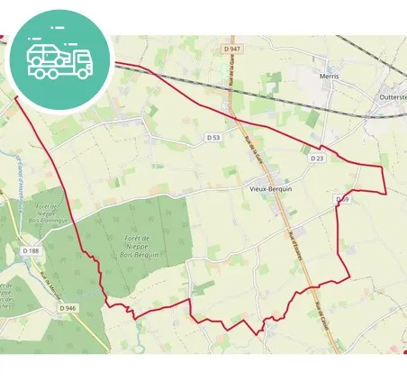 intervention épaviste à Vieux-Berquin