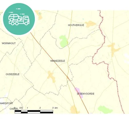 intervention épaviste à Winnezeele