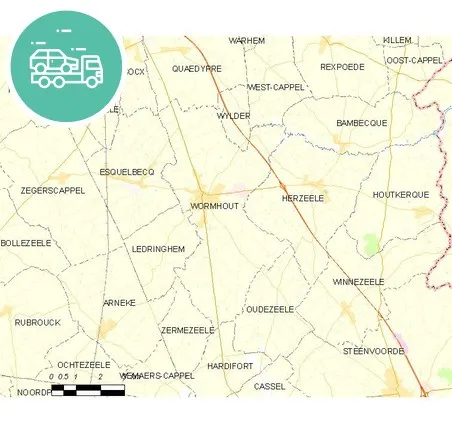 intervention épaviste à Wormhout