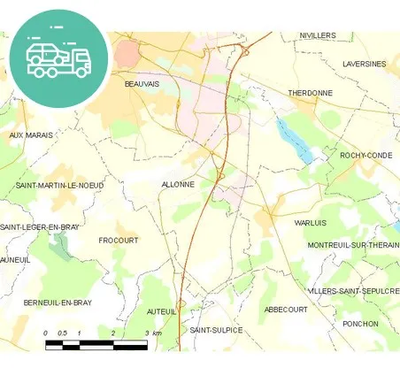 intervention épaviste à Allonne