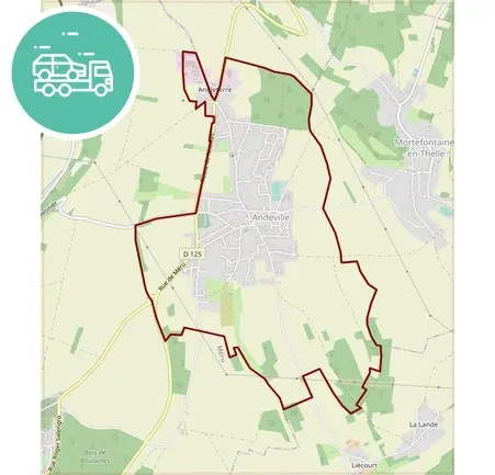 intervention épaviste à Andeville