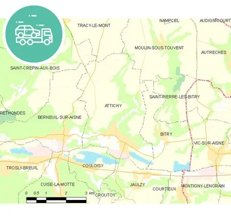 intervention épaviste à Attichy